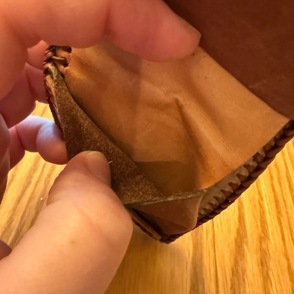 Handcrafted Vintage Brown Leather Wallet